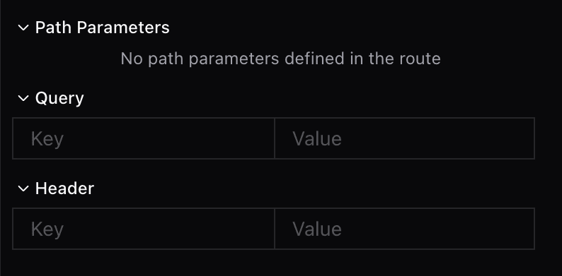 Path Parameters Configuration