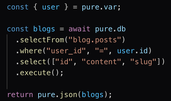 SQL Code Example